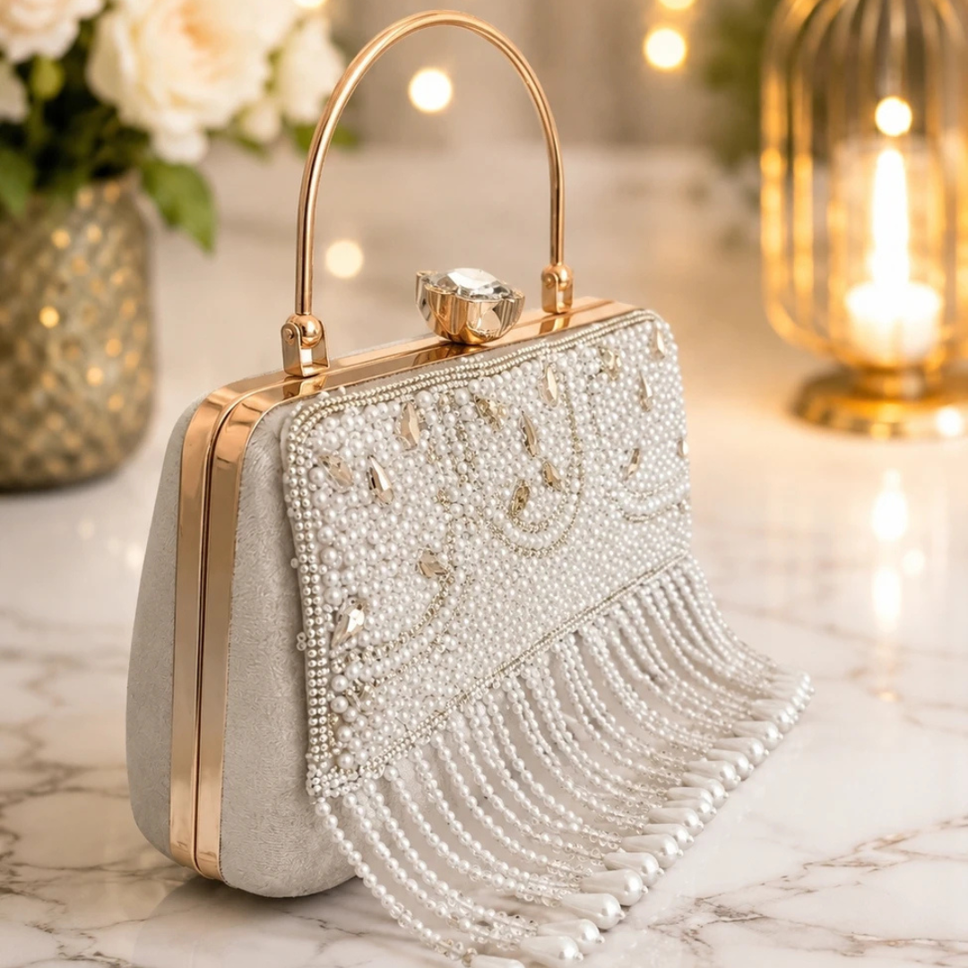 Party White Clutch - Image 3