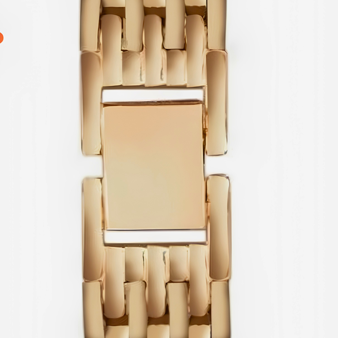 Walrus Small Size Premium Oval Green Dial Golden Bracelet Strap Analog Watch - For Women - Image 5